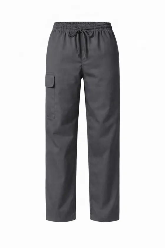 Grey cargo joggers