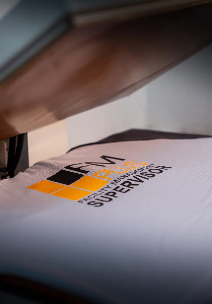 Heat-press logo application